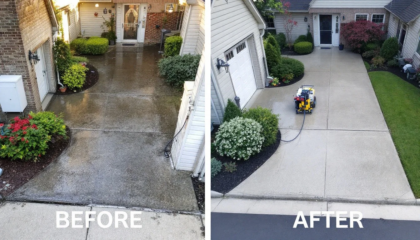 Driveway cleaning Lancaster PA
