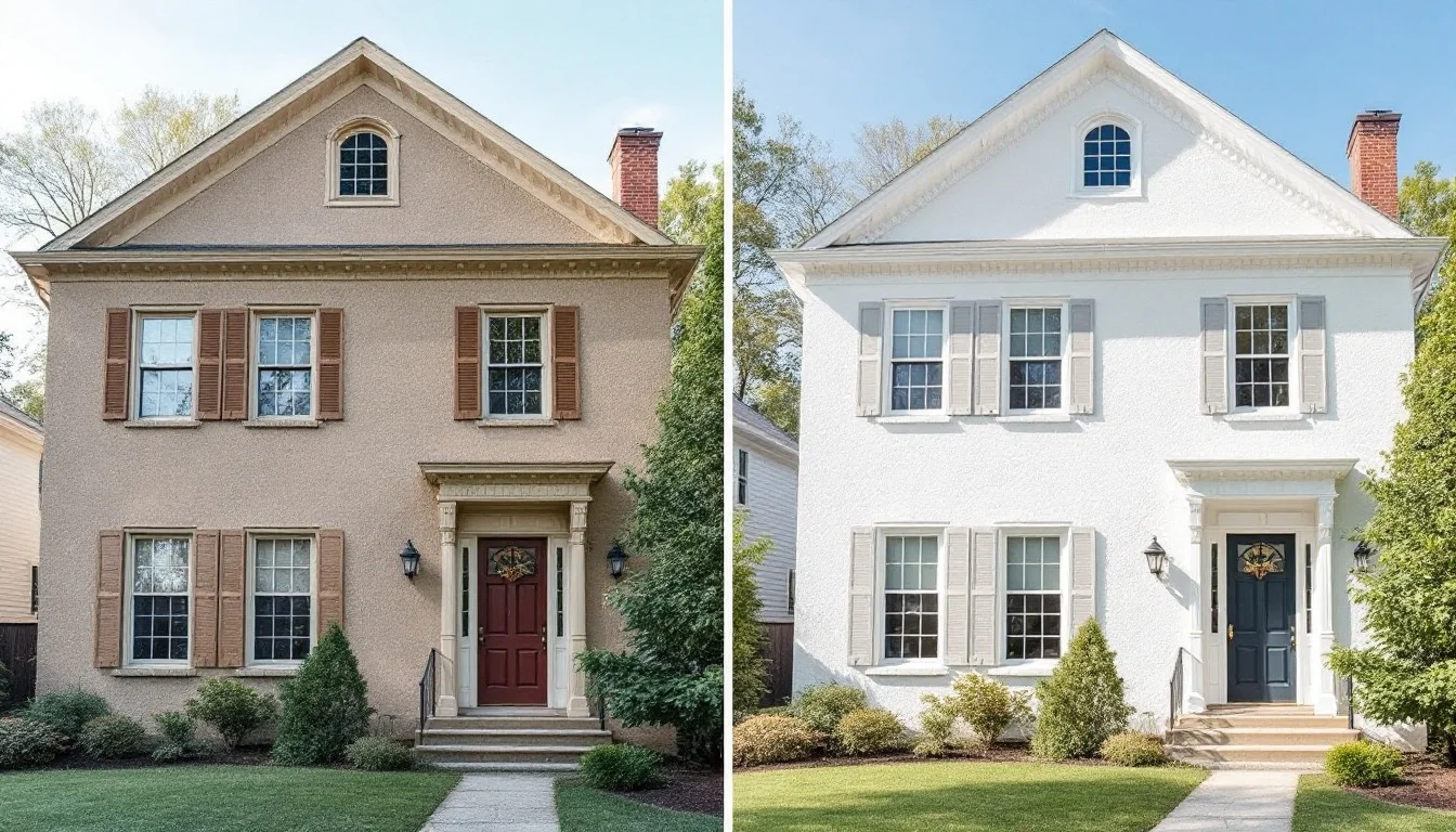 Stucco home washing Lancaster PA